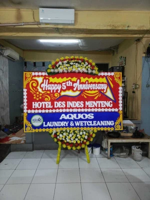 Papan Bunga di Discovery Ancol Jakarta