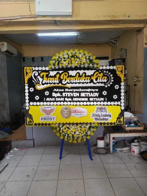 Papan Bunga di Discovery Ancol Jakarta
