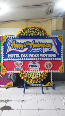 Papan Bunga di Discovery Ancol Jakarta